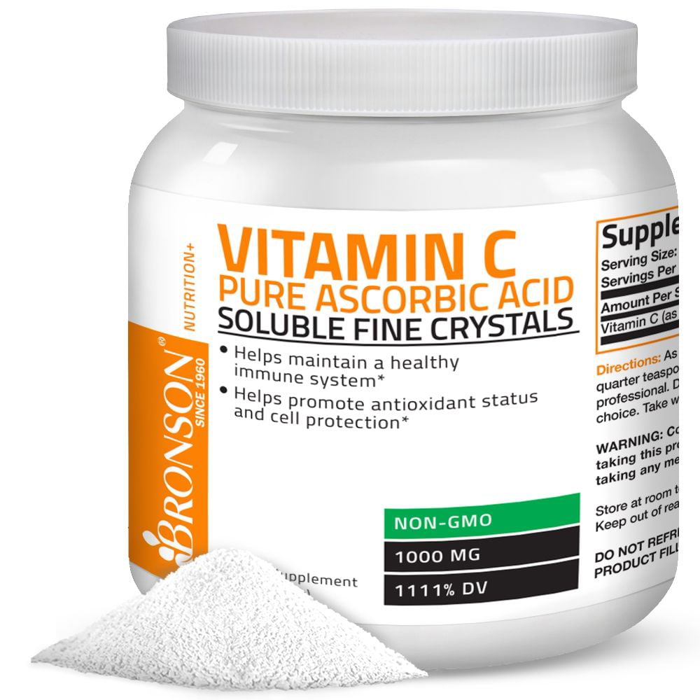 Vitamin C Powder Pure Ascorbic Acid Soluble Fine Non Gmo