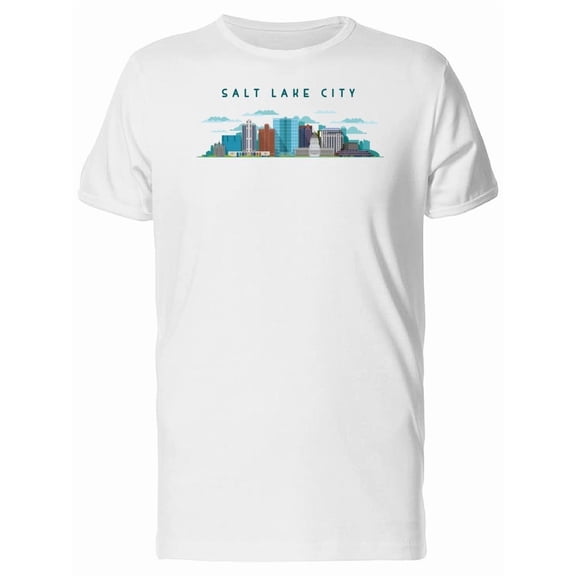 Illustration Of Salt Lake City T-Shirt Men -Image by Shutterstock, Male x-Large
