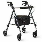 Medline Freedom Ultralight Rollator Walker, Weighs Just 11 lbs