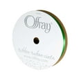 thumbnail image 3 of Offray Ribbon, Emerald Green 3/8 inch Single Face Satin Polyester Ribbon, 18 feet, 3 of 12