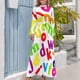 thumbnail image 3 of Vestido largo con letras multicolores desordenadas, vestidos de noche para mujer, vestido largo para mujer, falda para mujer, 3 of 4