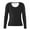 Black Long Sleeves, variant on Lilvigor Sauna Suit for Women Weight Loss Sweat Suit Slim Fitness Clothes Long Sleeves Weight Loss Workout Top