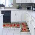 thumbnail image 3 of Kitchen Rug Mat Christmas Red Balls Buffalo Check, Set of 2, Anti-Fatigue Non-Skid Washable Kitchen Runner Rugs, Holly Berry Soft Comfort Rug for Kitchen, Floor Home, Front of Sink, Laundry, 3 of 5