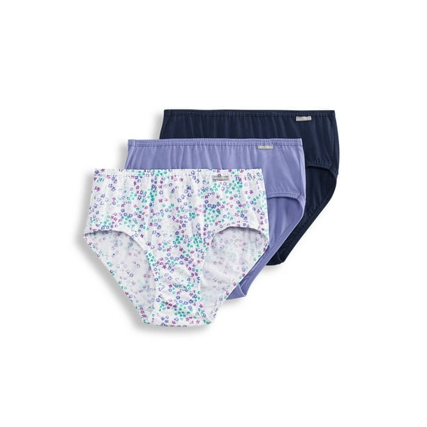 Jockey Womens Plus Size Elance Hipster 3 Pack Underwear Hipsters 100