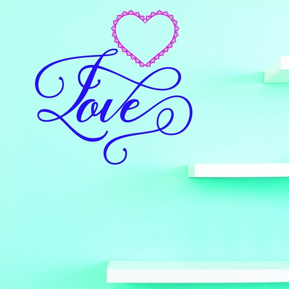 Vinyl Wall Decal Sticker : Love Home Decor Picture Art 18 x 18 Inches