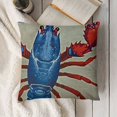 thumbnail image 3 of Big Lobster Fancy Hidden Zipper Home Sofa Decorative Throw Pillow Cover Cushion Case  Design Printed Pillowcase, 3 of 5