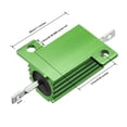 thumbnail image 3 of 25W 2 Ohm Aluminium Housing Chassis Mount Wirewound Power Resistors Green 5pcs, 3 of 4
