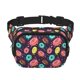 thumbnail image 1 of Fotbe Donuts1 Cangurera Cuadrada con Estampado de Doble Capa, Bolsa de Cintura Ajustable Mini para Hombres y Mujeres, 1 of 9