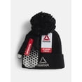 thumbnail image 2 of Reebok Toddler Boys' Beanie Hat and Mitten Set, 3-Piece, One Size, 2 of 4