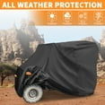 thumbnail image 3 of Unique Bargains UTV Cover for Honda Pioneer 1000 Waterproof Protection 210D PU Black, 3 of 5