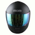 thumbnail image 3 of WOW Motorcycle Full Face Helmet Street Bike BMX MX Youth Kids HKY-B15 Monster Matt Black, 3 of 5