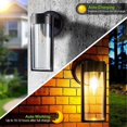thumbnail image 3 of 4PCS LED Solar Wall Mount Light Outdoor Solar Powered Auto On/Off Waterproof Garden Decoration Post Porch Lights, 3 of 5