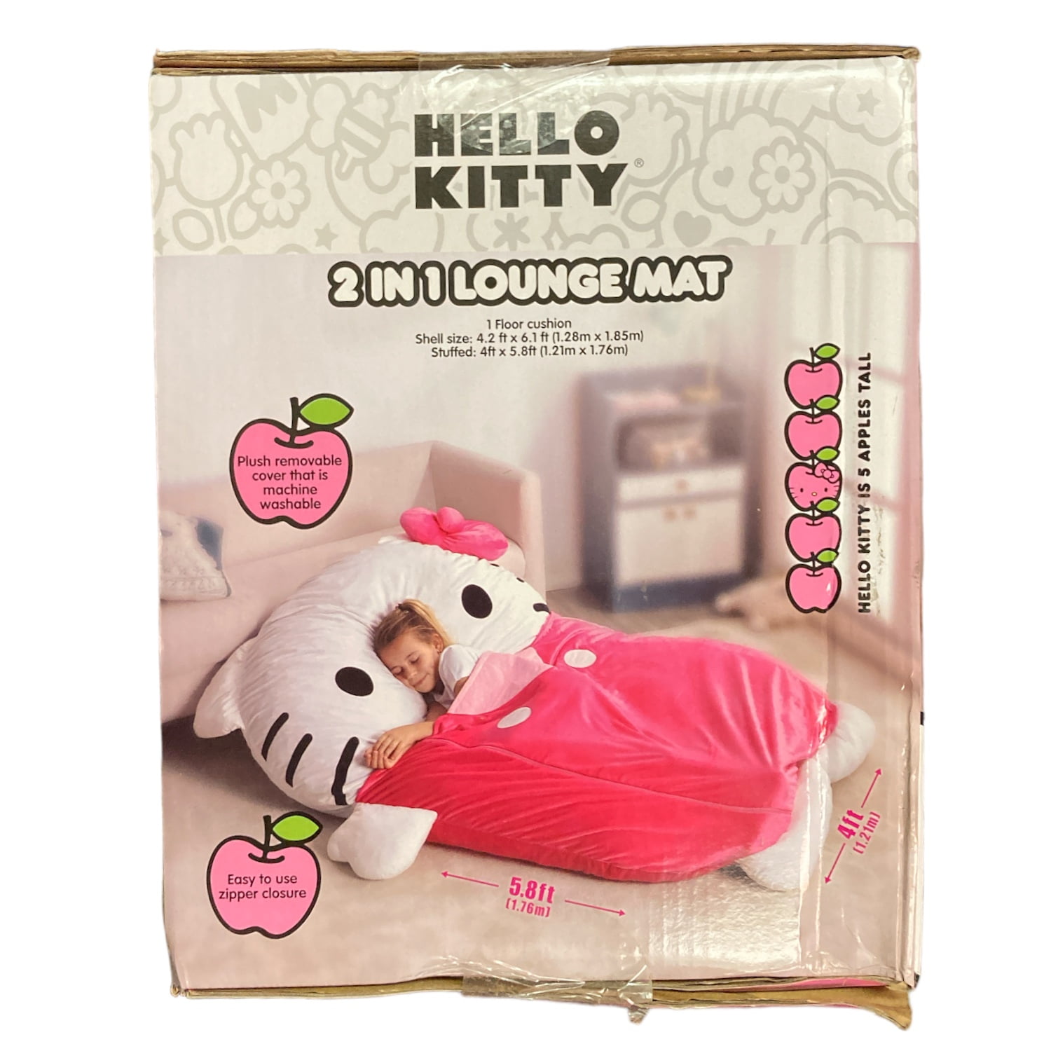 Hello Kitty Oversized Floor Lounger Girls Nap Mat