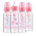 thumbnail image 1 of Dr. Brown's Options+ Baby Bottles, 8 oz/250ml, Narrow Bottle, Pink Floral Designs, 4 Pack, 1 of 6