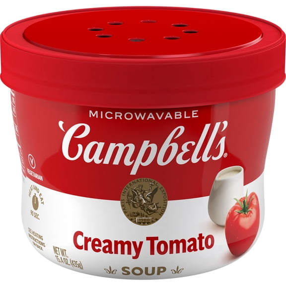 Campbell's Creamy Tomato Soup Microwavable Bowl, 15.4 oz.