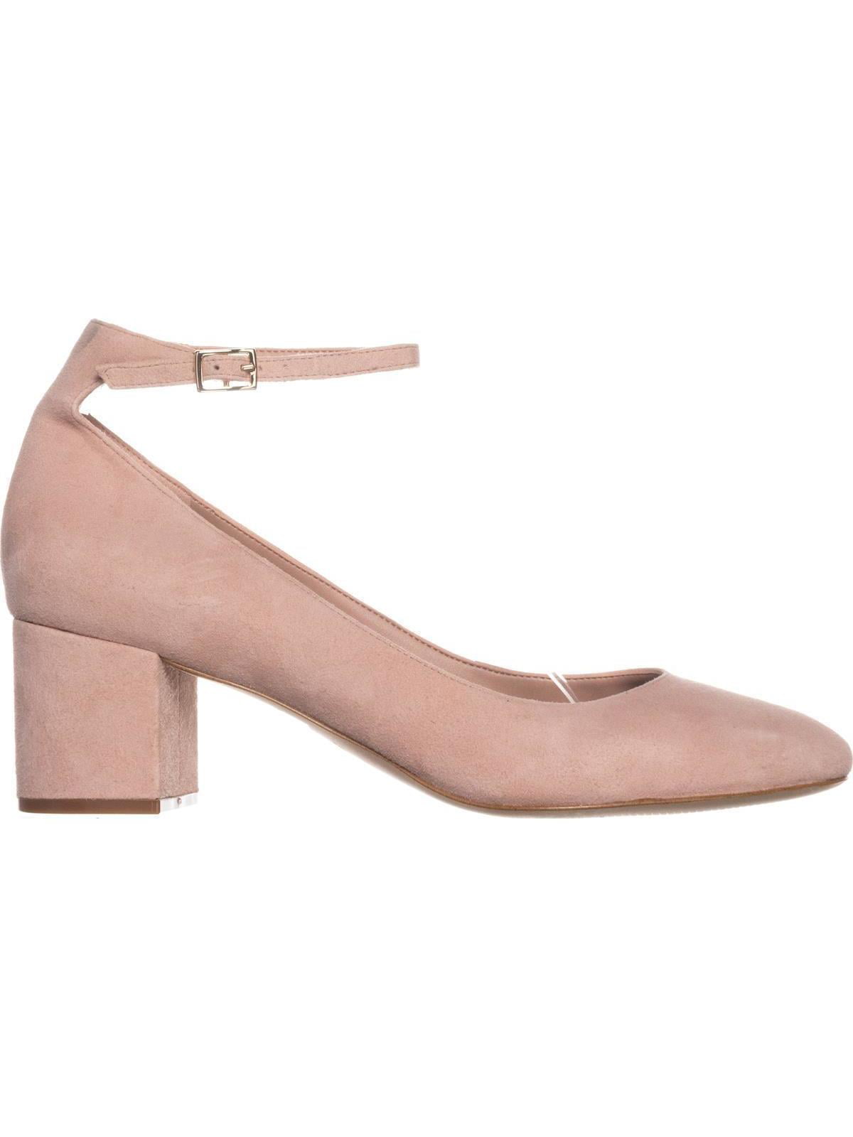 Aldo Clarisse Ankle-Strap Block Heel Pumps, Light Pink