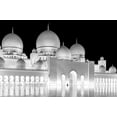 thumbnail image 2 of Jin, Jie 18x13 Black Ornate Wood Framed with Double Matting Museum Art Print Titled - Light Of Abu Dhabi Grand Mosque, 2 of 4