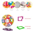 thumbnail image 3 of Juego de bloques de construcción magnéticos de 56 Uds., bloques de apilamiento magnéticos, juguetes educativos de aprendizaje para niños pequeños, 3 of 8