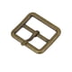 thumbnail image 5 of 10x Barra deslizante de metal Tri-deslizamientos Hebillas de pasador de rodillo Correa deslizante Alambre de costura Artesanía Baoblaze Hebilla de cinturón rectangular, 5 of 6