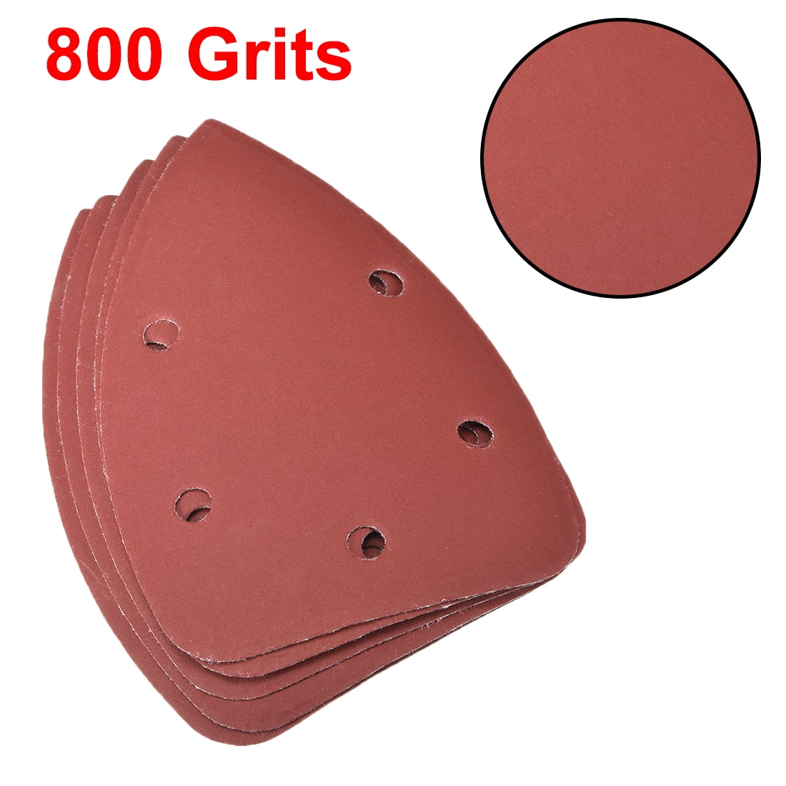 Mouse Detail Sander Sandpaper Pads Flocking Sanding Paper 800 Grits