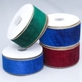 thumbnail image 3 of Maoww Red Velvet Ribbon With Wired Edge DIY Christmas Crafts Christmas Tree Decoration D-IY Craft Bow C, 3 of 6