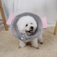 thumbnail image 4 of Pet Recovery Collar, Cute Elephant Shape Neck Cone After Surgery, Adjustable Pet E Collar, Protective Surgery Recovery Elizabethan Collars for Cat Small Medium Dog, 4 of 8