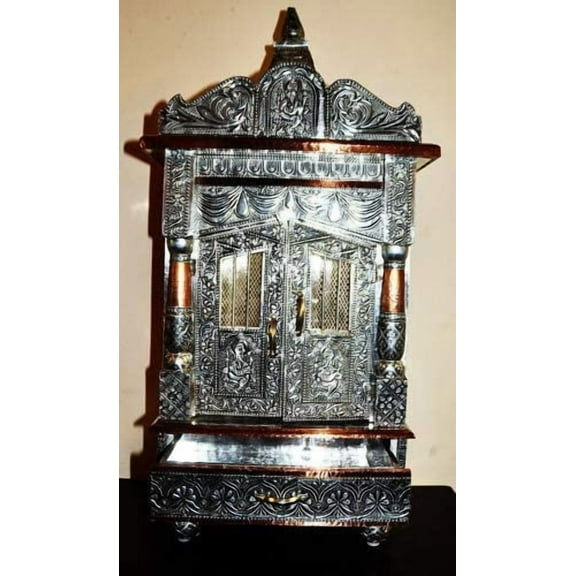 DD's India Hindu Temple for Daily Rituals 28" Shrine Altar Mandir Puja Aarti Prayer (12 9 28)