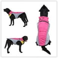 thumbnail image 3 of Abrigo cálido de invierno, chaqueta de invierno para perros, forro polar, resistente al viento y a la nieveDZ217 roseM, 3 of 5