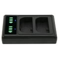 thumbnail image 4 of Dual Interface Camera Battery Charger Charger For -e6 Battery Micro/TypeC Dual Port Camera Dual Display Dual Dock Charger For LPE6/E6N Camera Battery, 4 of 8