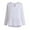 H376 White, variant on Curuila Mens T-Shirt Long Sleeve Solid Color V Neck Pullover For Men Loose Fit Casual Tops Black Size L
