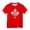 Red, variant on AWZXDE Summer Tops for Teens Canada Maple Leaf Print Short Sleeve T Shirt for Boys