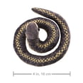 thumbnail image 3 of Marioneta Folkmanis en miniatura con forma de serpiente, color marrón, 3 of 3