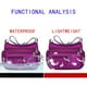 thumbnail image 5 of Bolso Bandolera De Nailon Impermeable De Gran Capacidad Con Varios Bolsillos Para Mujer Guardurnaity AP006479-03, 5 of 6