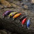 thumbnail image 4 of MInHoues Floating Minnow Lure, 3.54" Hard Plastic Crankbait Artificial Fishing Bait for Long Casting, Realistic Swimbait with 3D Eyes, Freshwater Saltwater Bass Tackle Gear, 4 of 5