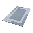 thumbnail image 2 of WWC Bath Mat, Blue Soft Geometric Bathroom Rug, Non‑Slip Absorbent Shower Mat for Bathroom and Shower, 16x24 inch, 2 of 7