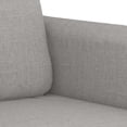 thumbnail image 4 of vidaXL 2-Seater Sofa Light Grey 140 cm Fabric, 4 of 5