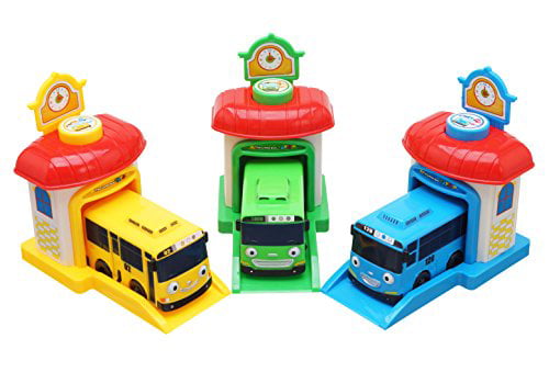 Not Included Car The Little Bus TAYO Up & Down Elevator Main Garage Play Set
