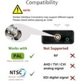 BNC to HDMI Converter Coaxial Adapter Coax Connector Composite CVBS BNC