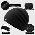 thumbnail image 6 of MEICHEN Fashion Beanie Hat for Men Solid Color Winter Warm Skull Cap Outdoor Skiing Running Bomber Hat, 6 of 6