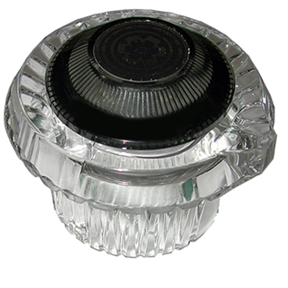 Round Crystal Single Tub Replacement Handle with Deep Broach for Moen