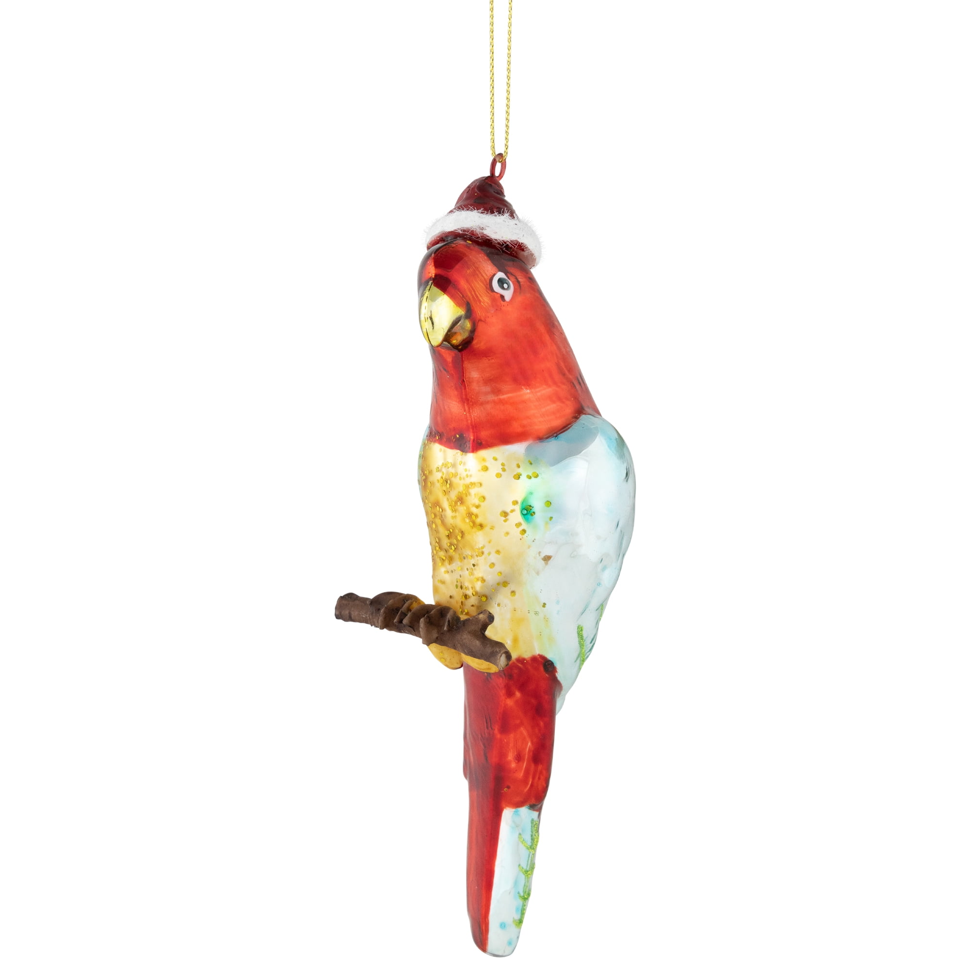 Northlight 6.5" Tropical Bird Glass Christmas Ornament