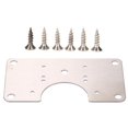 thumbnail image 2 of Placa de fijación de bisagra de acero inoxidable para kits de instalación de reparación de puertas de armarios Likrtyny Oficina Multiescena Multifunción, 2 of 5