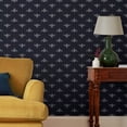 thumbnail image 2 of Joules Block Print Bee French Navy Wallpaper, 2 of 4