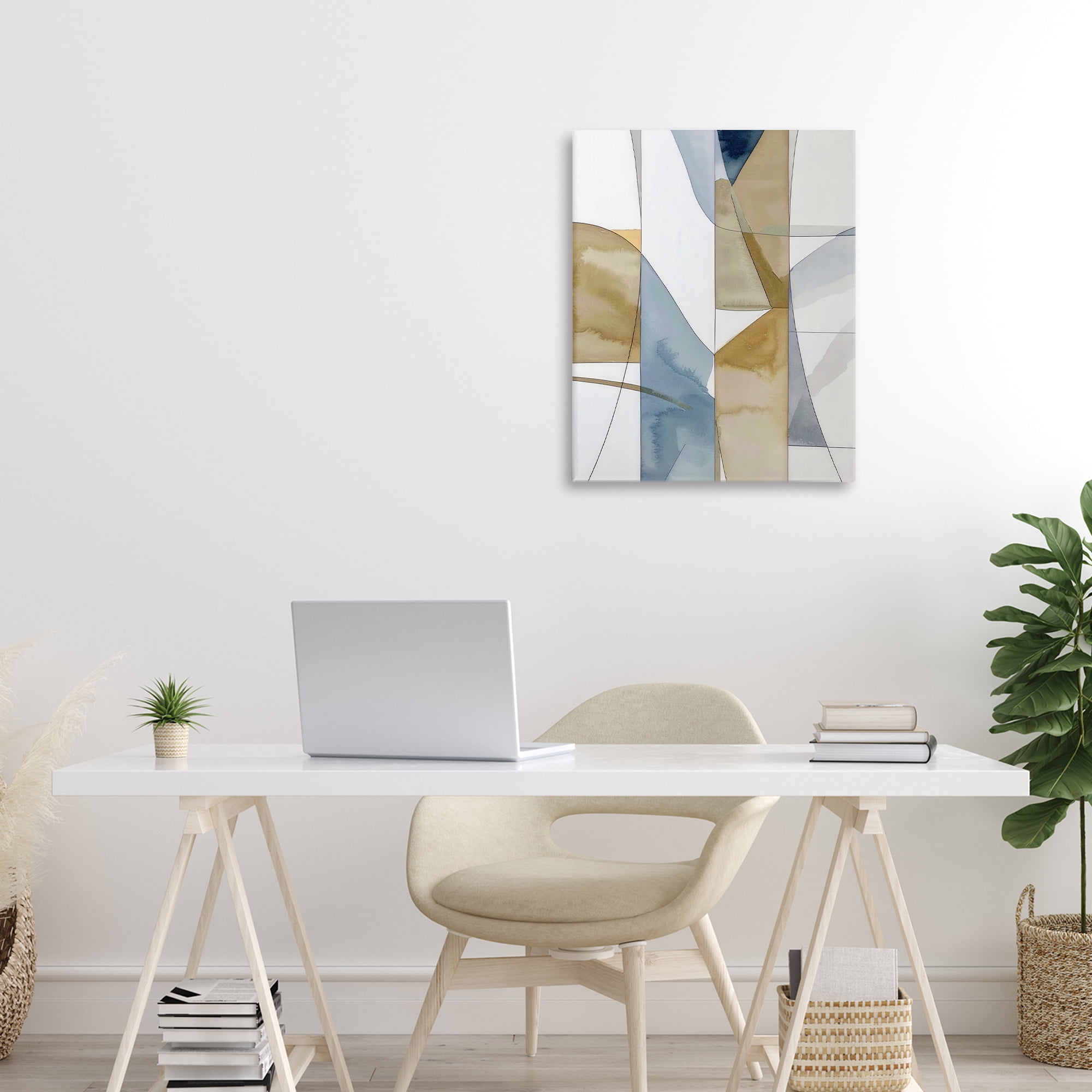 Stupell Industries Geographic Abstract Sections Canvas Wall Art, design by Alonza Saunders