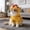 Yellow, variant on Chinese Lion Dance Dog Costume, Chinese New Year Dog Outfit, Spring Festival Pet Clothes Hoodie Coat (White, Size:S)