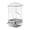 Gray, variant on Automatic Wall-Mounted Bird Feeder – Transparent No-Mess Food Dispenser for Parakeets& Small Bird,For Home Or Outdoor Use For Small Birds,Bird Cage Feeder,