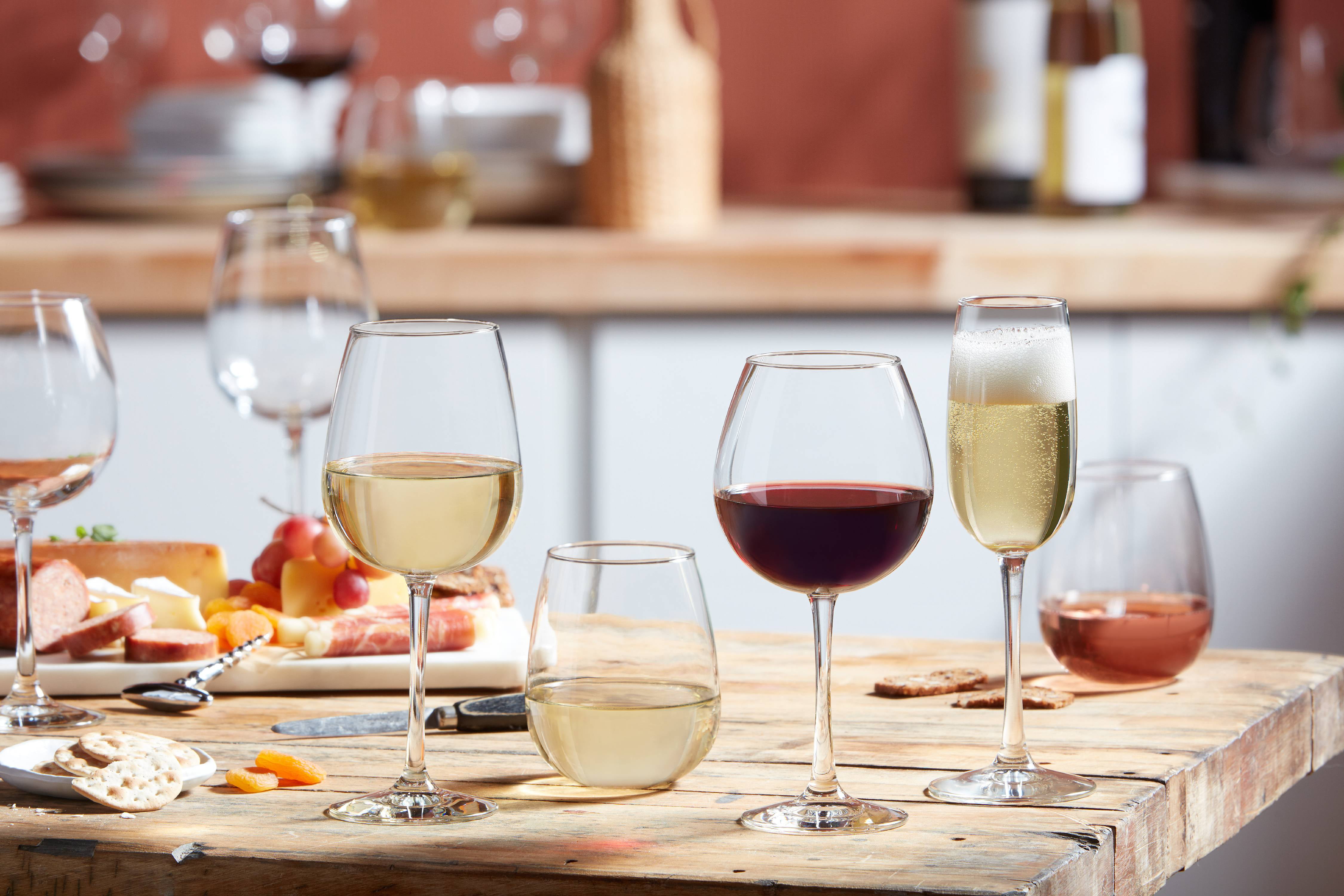 Neive Red & White 12 Piece Wine Glass Set
