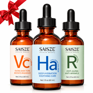 SAISZE Vitamin C, Retinol & Hyaluronic Acid Serum Set, 3x2 fl oz
