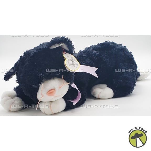 Ty Beanie Buddy Booties the Cat with Purple Ribbon Plush 2004