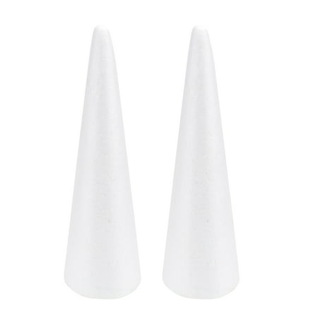

Tinksky 2PCS Cone Shape Handmade Children DIY Party Decoration Cone Polystyrene